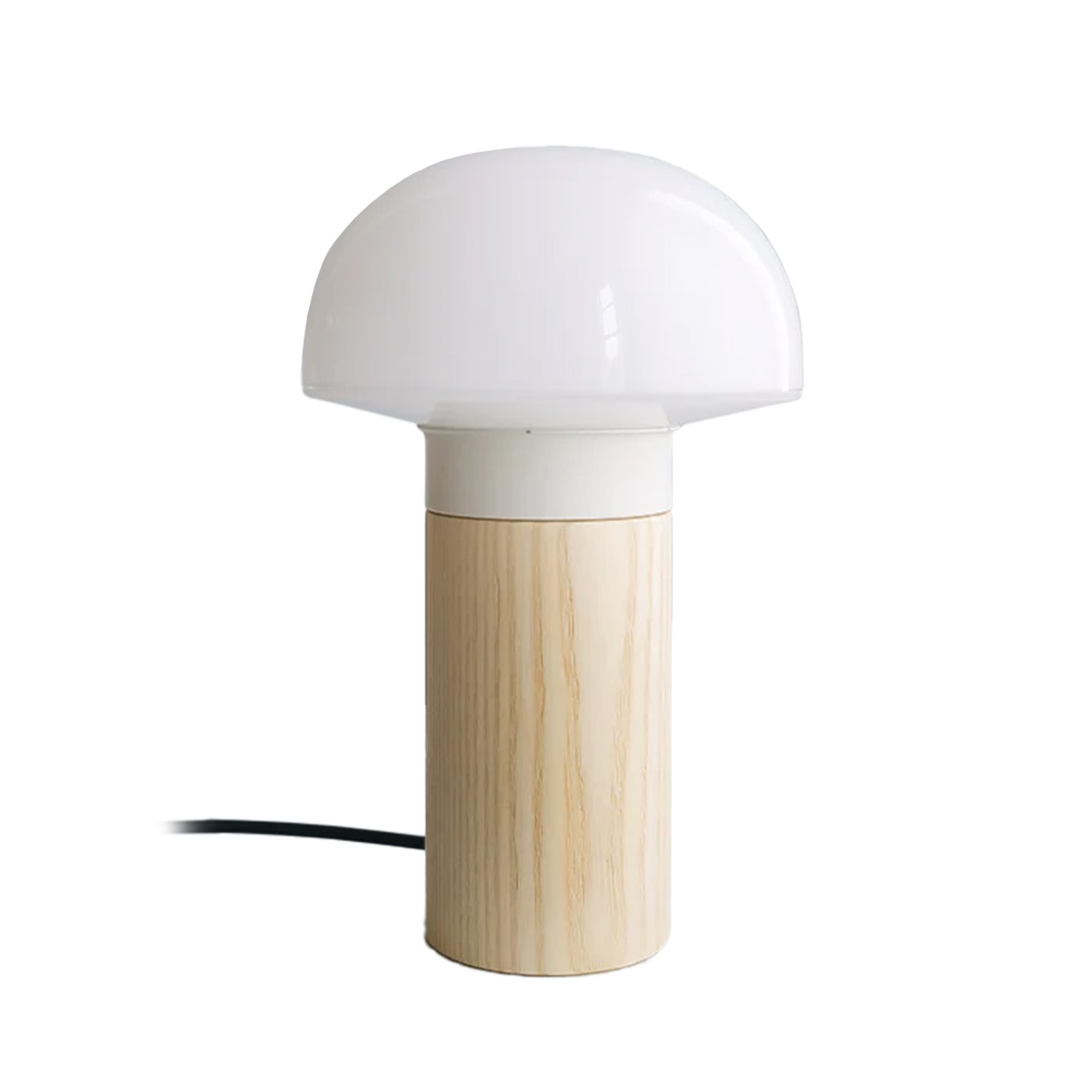 ポイント還元中！ Joo stand light スタンドライト テーブルランプ 日本製 E17口径 LED対応 ガラス タモ材 スチール 天然木 北欧 アクシス axcis Zelt コラボの画像