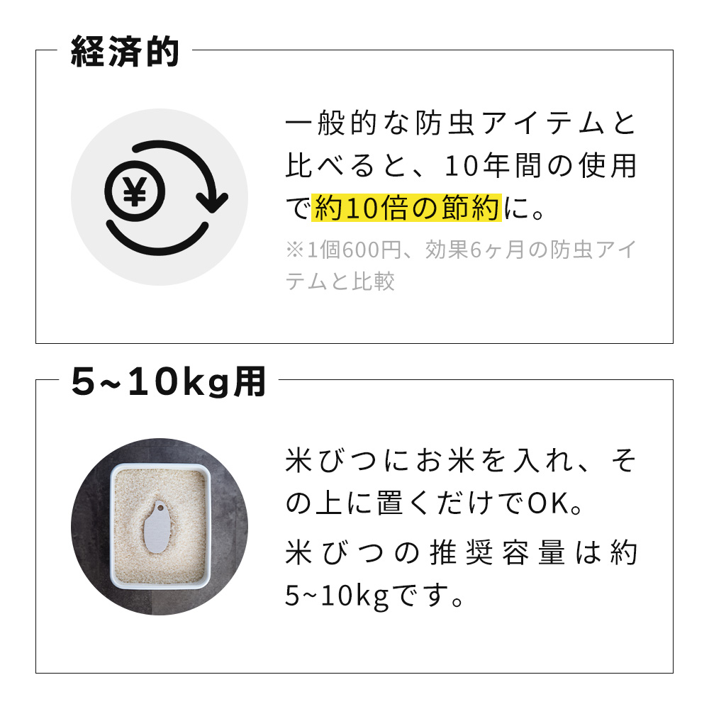 なのらぼ お米の守り神 珪藻土 日本製 米びつ 5kg 10kg 虫よけ 乾燥剤 備蓄米 調湿 脱臭 古米 防虫 無石綿 繰り返し 長持ち ノンアスベスト | なのらぼ | 15