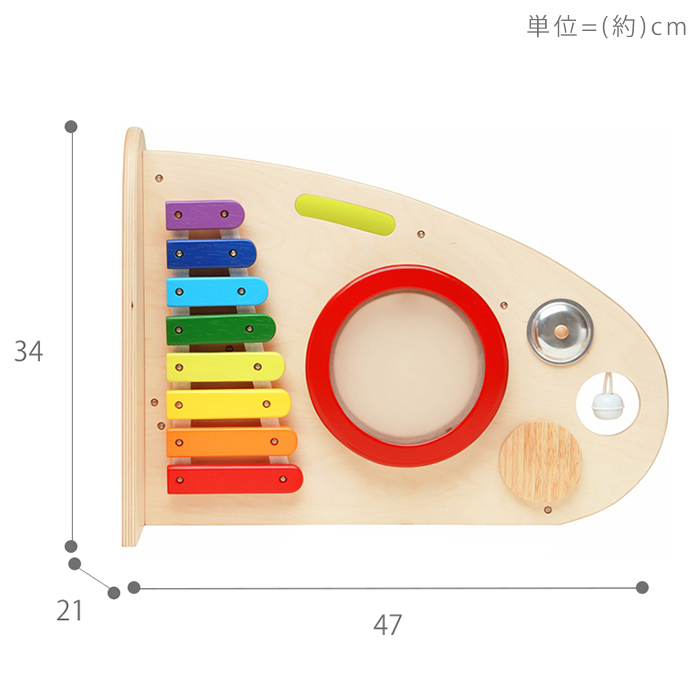 4/22は最大P+5％還元！ (豪華２大特典)I'm TOY 楽器 おもちゃ 太鼓 玩具 スロープトイ 木製 知育 木 の 知育玩具 ボール 転がし 音遊び 1歳 誕生日 お祝いの画像