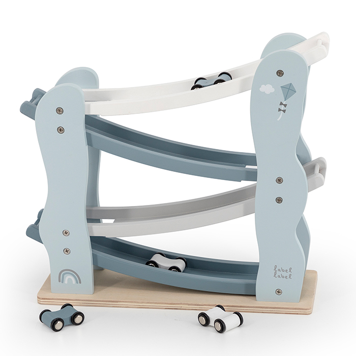 labellabel レーベルレーベル カースライダー ミニカー 車 おもちゃ 1歳半 2歳 スロープトイ 木製 知育 玩具 木のおもちゃ 赤ちゃんの画像