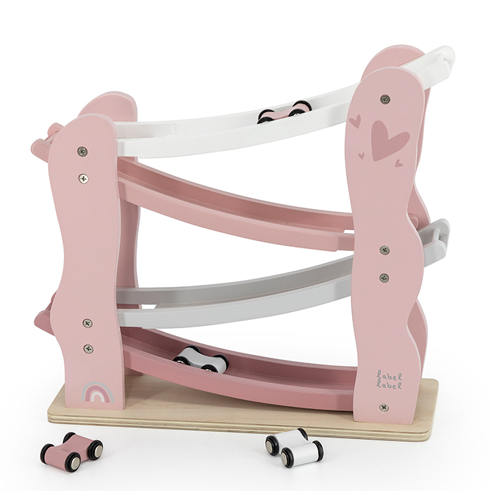 labellabel レーベルレーベル カースライダー ミニカー 車 おもちゃ 1歳半 2歳 スロープトイ 木製 知育 玩具 木のおもちゃ 赤ちゃんの画像