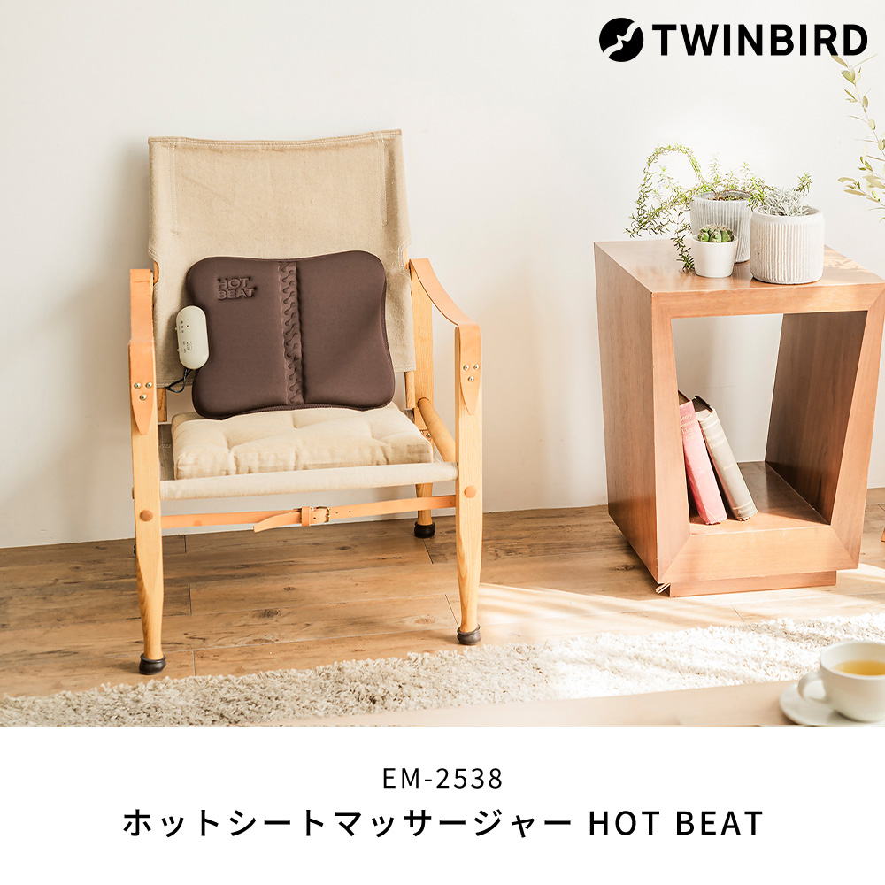 ツインバード（TWINBIRD） ホットシートマッサージャー マッサージ器