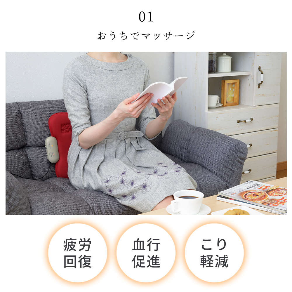ツインバード（TWINBIRD） ホットシートマッサージャー マッサージ器