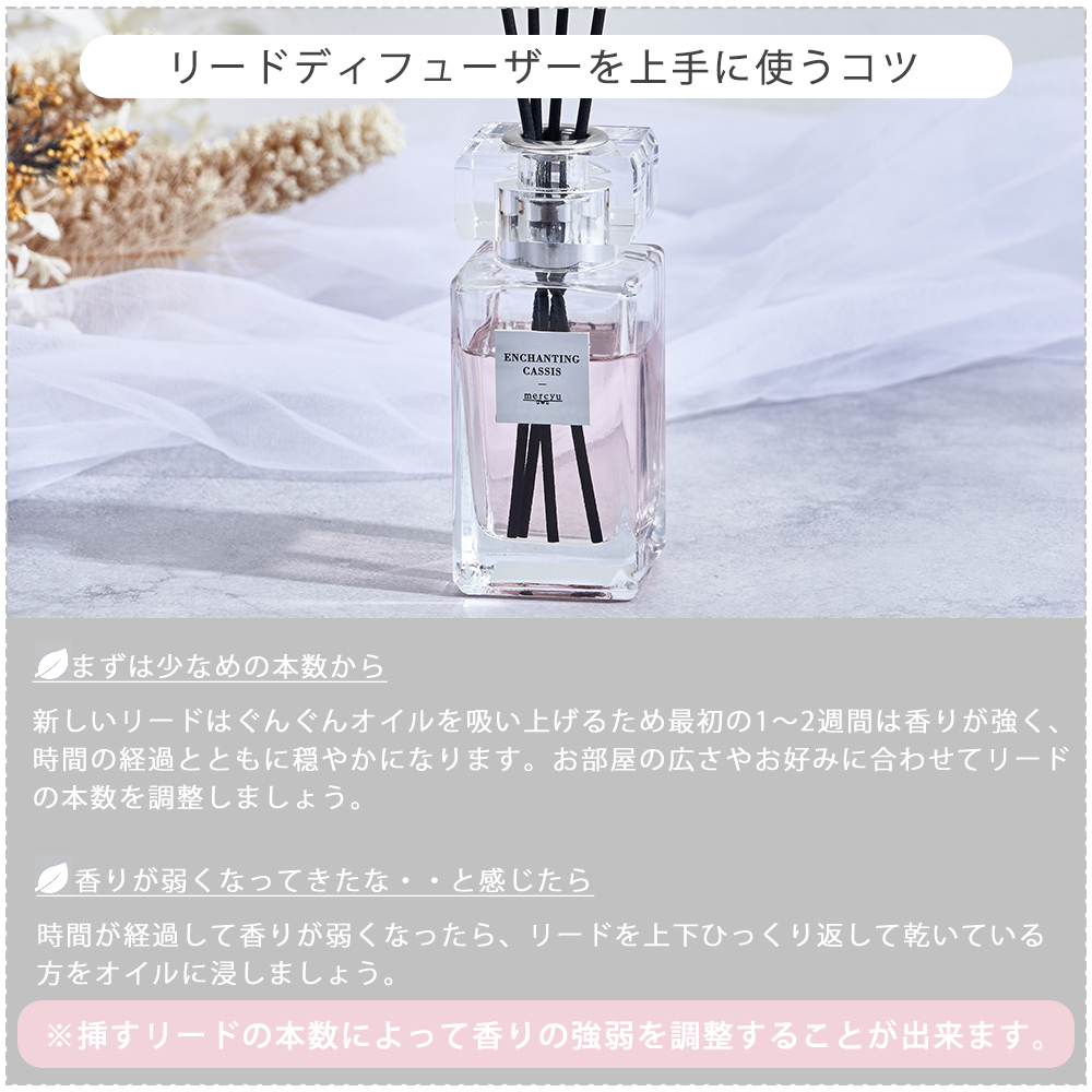 mercyu リードディフューザー ルームフレグランス 10/15はP+8％！ MRU