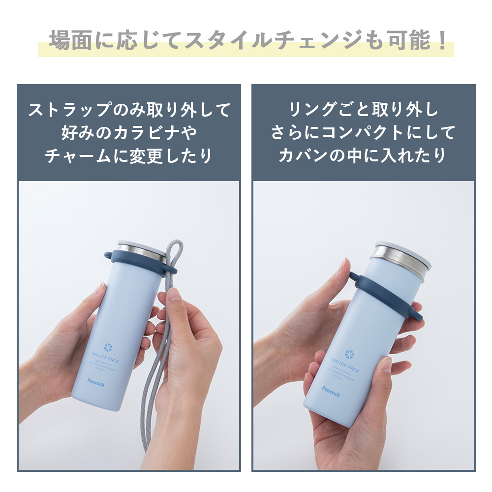 ピーコック魔法瓶工業 ミニアイスパック ショルダータイプ ネック