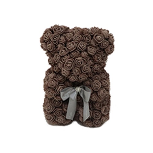 Q-FLA ベアローズ S バラ くま 薔薇 花 造花 インテリア ぬいぐるみ