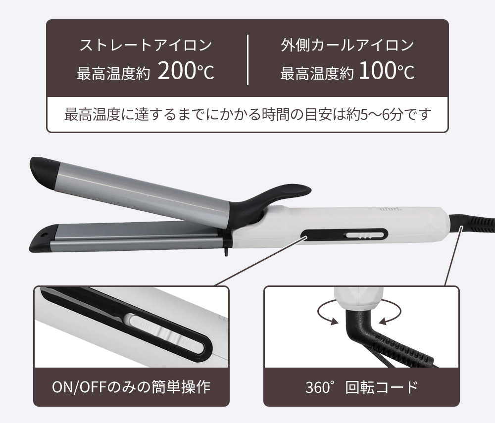 Macros（マクロス） 6/27はP+10％！ ufurl 3way クリップレスヘア