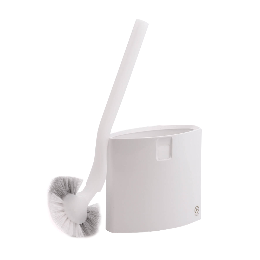 marna マーナ スマートトイレブラシ W051 トイレ掃除 シンプル 浮かせて保管 衛生的 カーブネックブラシ フチ裏に届く 洗いやすい アラウーノ推奨 | marna | 01