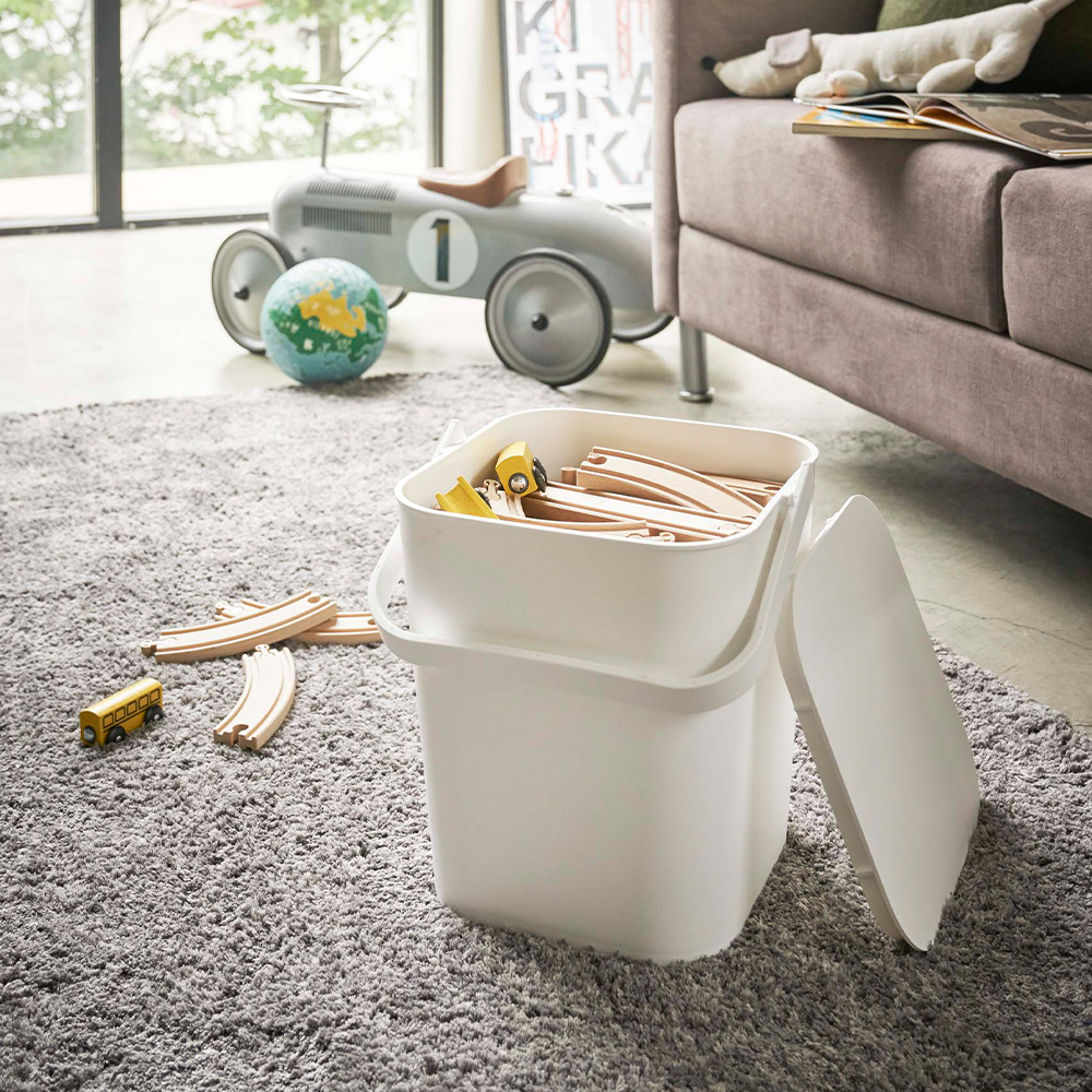 tower 山崎実業 公式 タワー フタ付バケツ 12L バケツ 蓋付き ふた