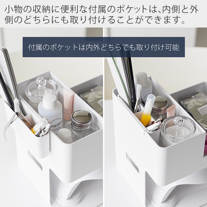 tower 山崎実業 公式 タワー ネイルライト＆ジェルネイル用品収納