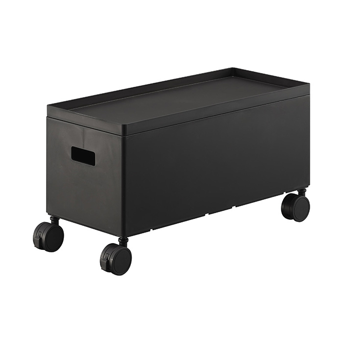 tower 山崎実業 公式 タワー 蓋付き収納ボックスワゴン S 収納ケース