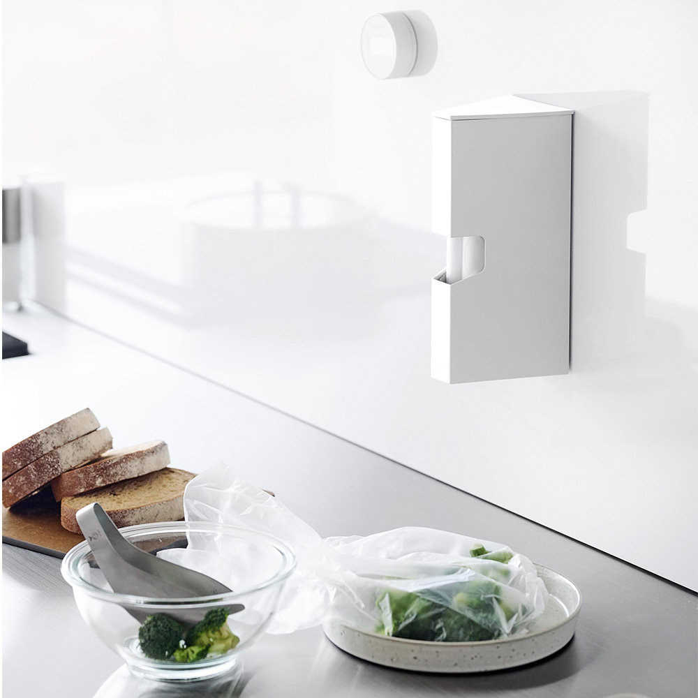 山崎実業 公式 タワー マグネットプラスチックバッグケース tower アイラップホルダー カバー プラスチック ポリ袋 キッチン 1616 1617 | tower | 14