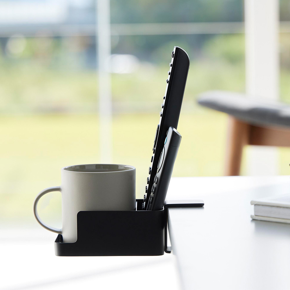 山崎実業 公式 タワー テーブル横スマートフォン＆コップホルダー tower ラック スマホ ドリンク ボトル ホルダー 収納 1668 1669 | tower | 17