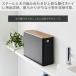 山崎実業 公式 リン 蓋付きトイレ用品収納 RIN 蓋付き ふた 収納ボックス トイレットペーパー 生理用品 掃除用品 木目 サニタリー1320 1321 関連画像1