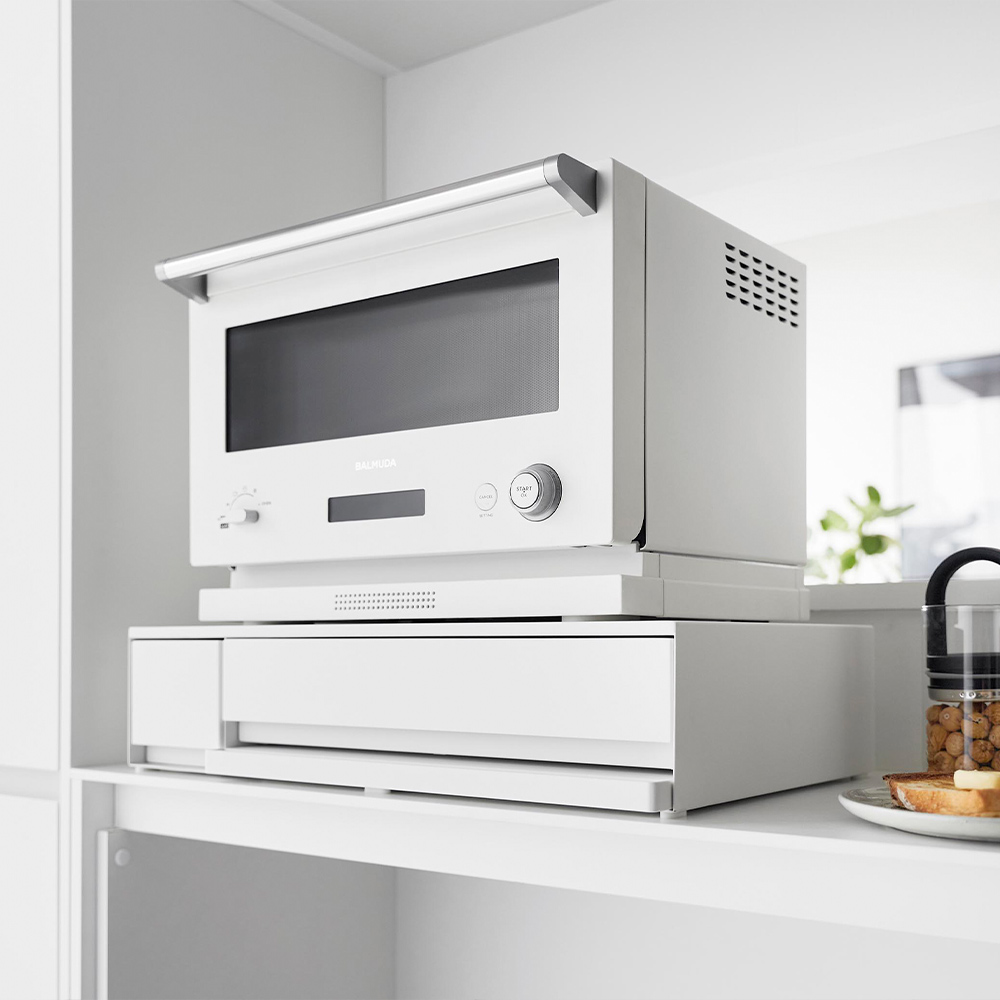 山崎実業 公式 タワー IHクッキングヒーター ラック 引き出し＆スライドテーブル tower レンジ 下 コンロ キッチン 収納 家電 1293 1294 | tower | 15