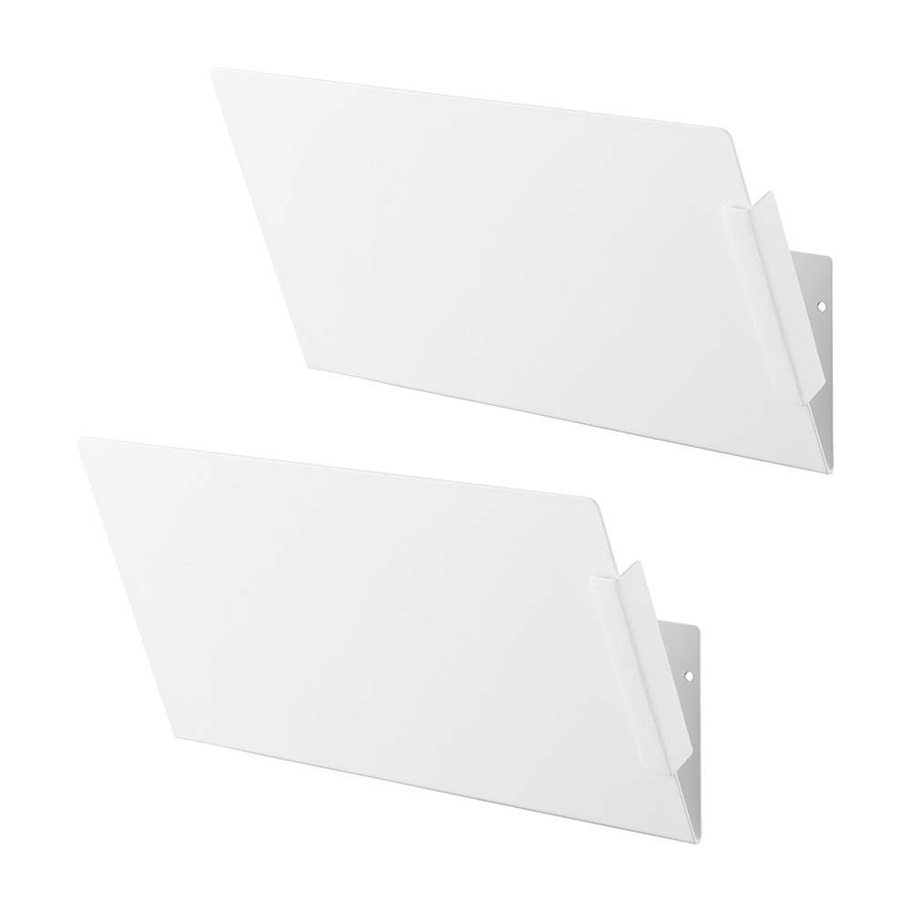 山崎実業 公式 タワー ウォール縦横連結プリント収納ラック 石こうボード壁対応 2個組 tower チラシ 冷蔵庫 キッチンパネル A4 1343 1344 | tower | 01