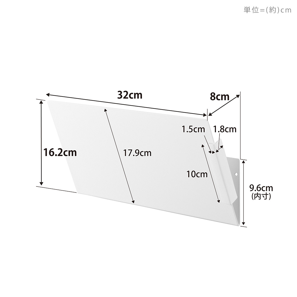 山崎実業 公式 タワー ウォール縦横連結プリント収納ラック 石こうボード壁対応 2個組 tower チラシ 冷蔵庫 キッチンパネル A4 1343 1344 | tower | 15