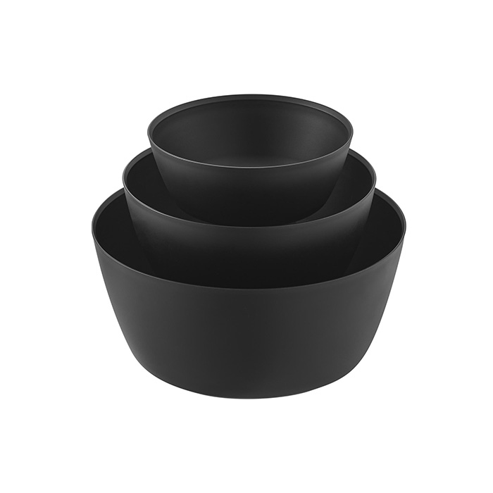 山崎実業 公式 タワー 傾けて混ぜやすい調理ボウル 3点セット 電子レンジ対応 tower ボウル 深型 耐熱 食洗機 冷凍 調理器具 SML 1391 1392 | tower | 02