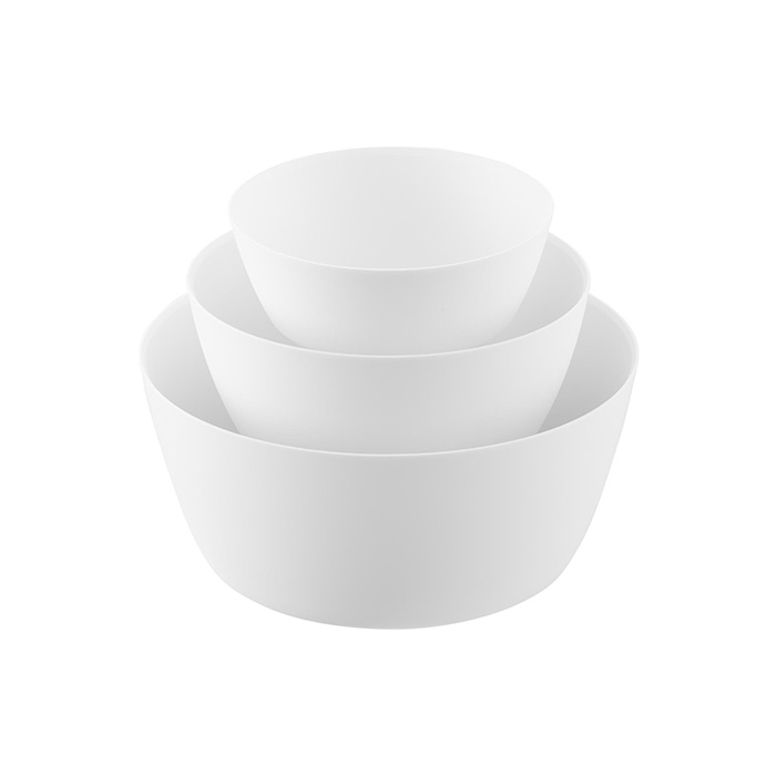 山崎実業 公式 タワー 傾けて混ぜやすい調理ボウル 3点セット 電子レンジ対応 tower ボウル 深型 耐熱 食洗機 冷凍 調理器具 SML 1391 1392 | tower | 01