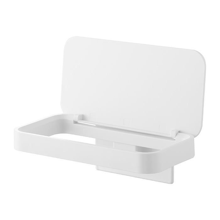 山崎実業 公式 タワー マグネット蓋付きポリ袋ホルダー tower 生ごみ ゴミ箱 袋 ビニール袋 三角コーナー 水切り エコホルダー 1919 1920 | tower | 01