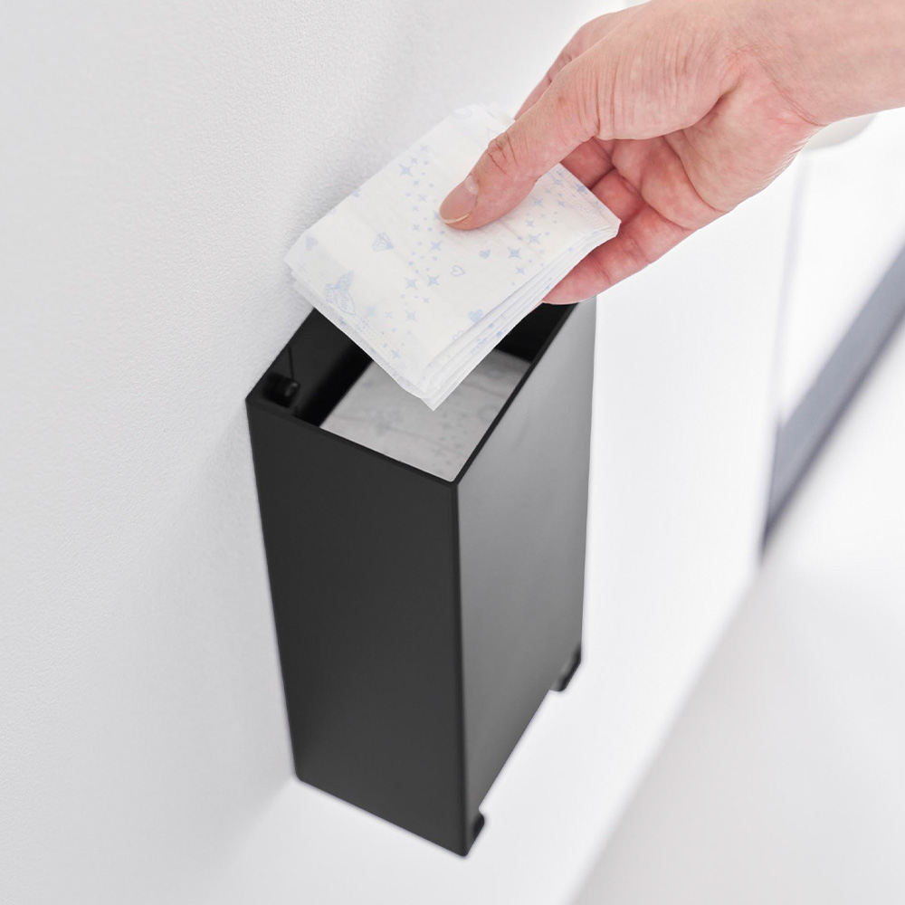 山崎実業 公式 タワー ウォールパンティライナーホルダー 石こうボート壁対応 tower トイレ 収納 サニタリー ストック 壁掛け 3080 3081 | tower | 14