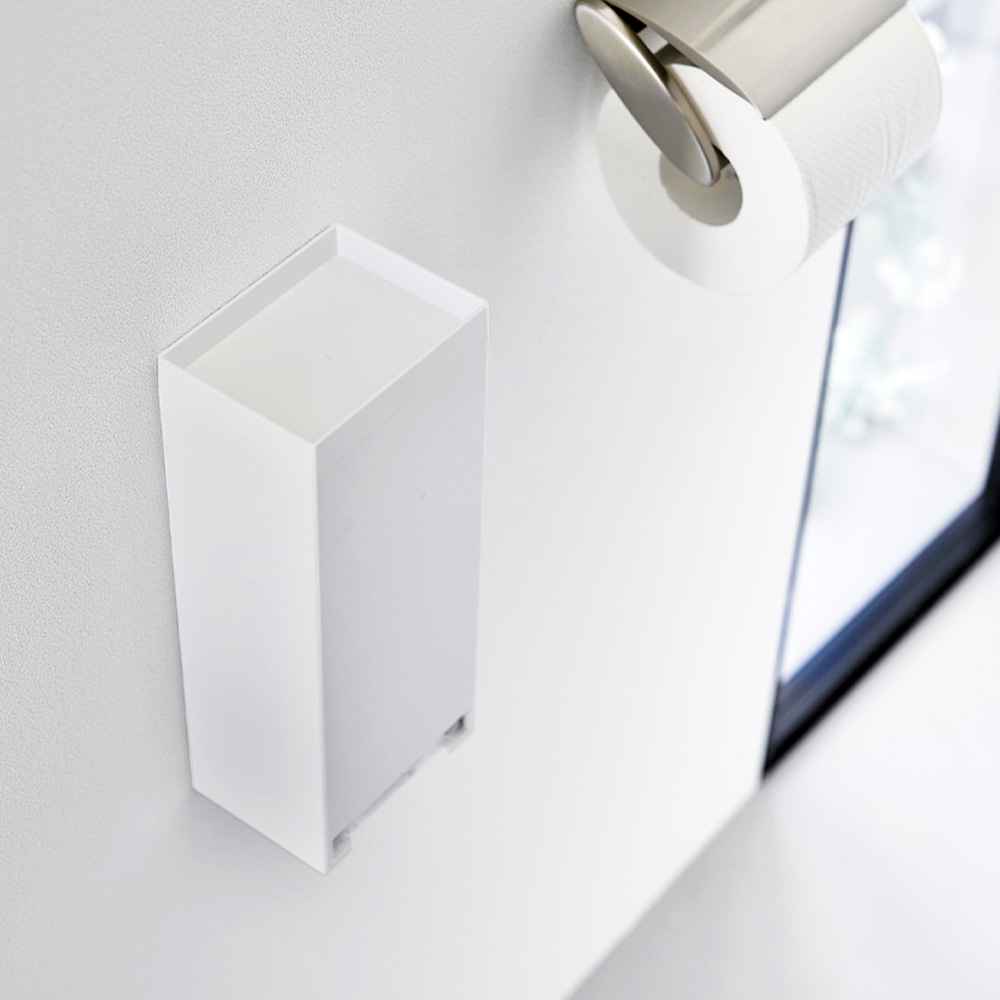 山崎実業 公式 タワー ウォールパンティライナーホルダー 石こうボート壁対応 tower トイレ 収納 サニタリー ストック 壁掛け 3080 3081 | tower | 12