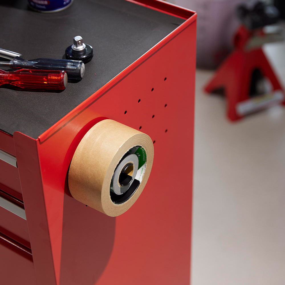 山崎実業 公式 タワー マグネットテープホルダー tower 収納 粘着テープ マスキングテープ セロハン 輪ゴム 冷蔵庫 浮かせる収納 8456 8457 | tower | 13