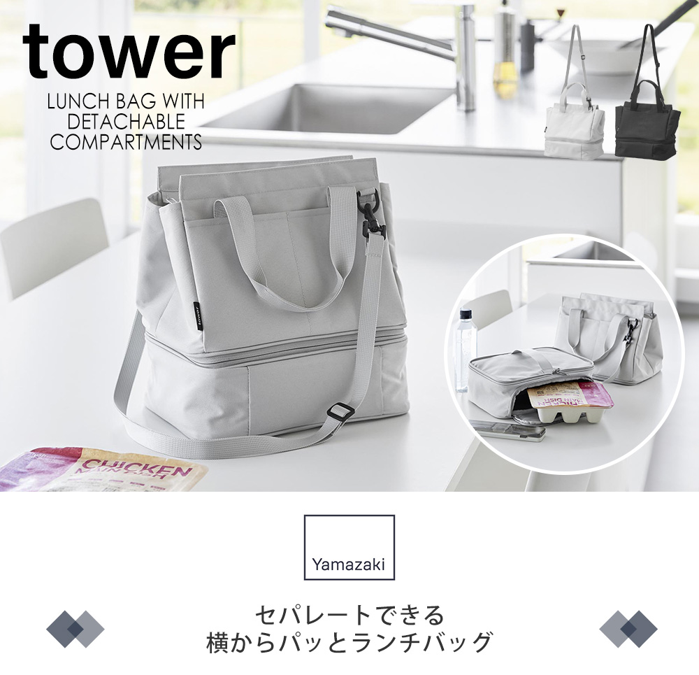 セパレートできる横からパッとランチバッグ