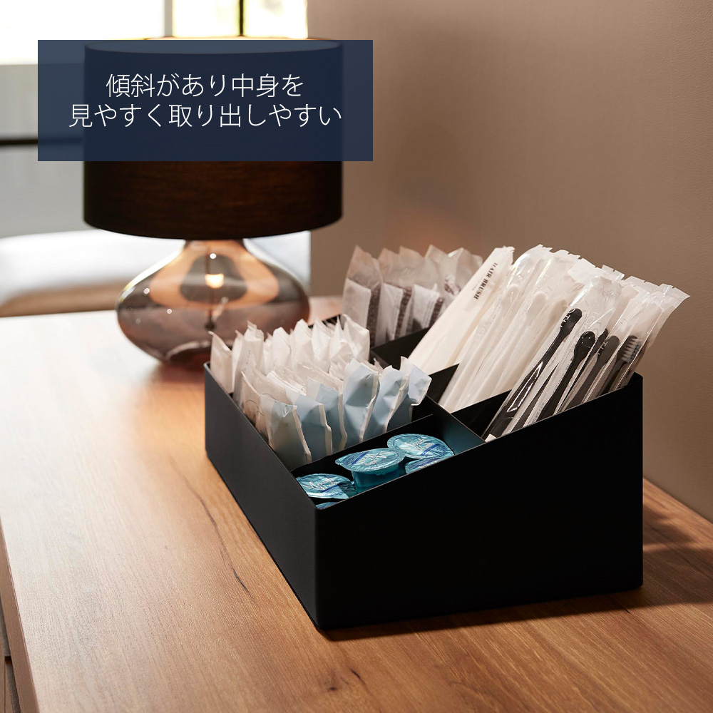 tower 山崎実業 公式 タワー アメニティバーボックス トレイ ホテル