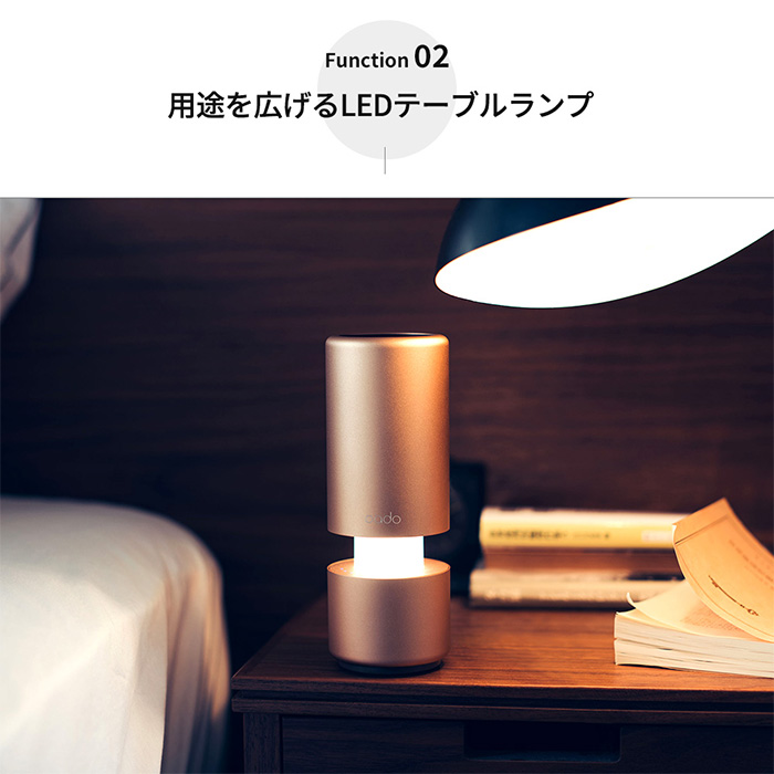 LEAF (豪華2大特典) cado カドー 空気清浄機 Portable 車用 USB