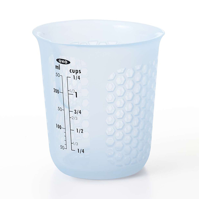 OXO オクソー シリコンメジャーカップ（小）250ml  計量カップ ハニカム構造 耐熱 電子レンジ対応 食洗器対応 キッチン用品 11161100｜e-alamode｜02