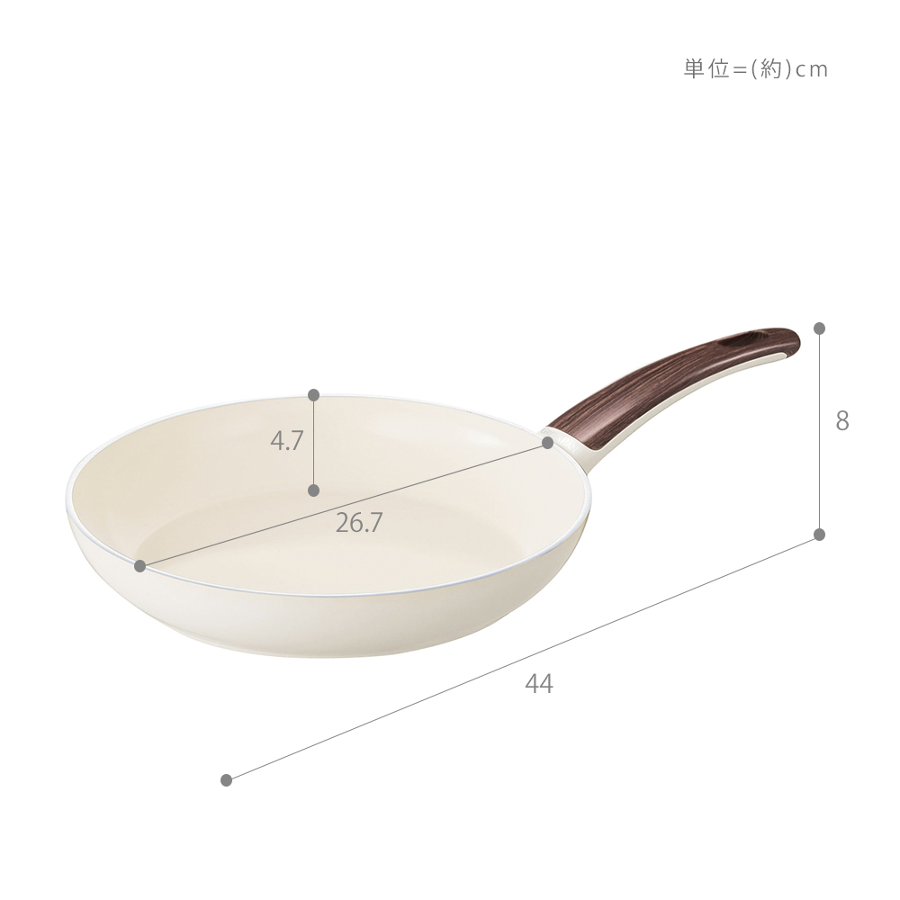 【新品未使用】グリーンパン　ウッドビーフライパン　26cm ウッドビー フライパン 26cm IH対応 グリーンパン GREENPAN WOOD BE