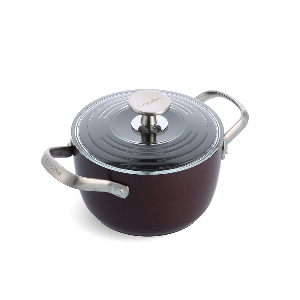 GREEN PAN（グリーンパン） 両手鍋 マルチフードクッカー 16.5cm IH