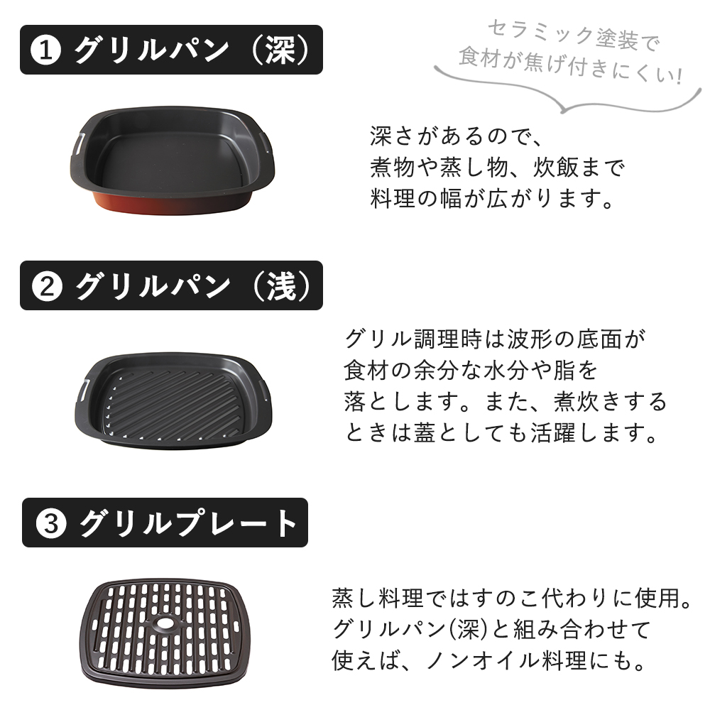 アラジン（Aladdin） (豪華2大特典) トースター グラファイト グリル