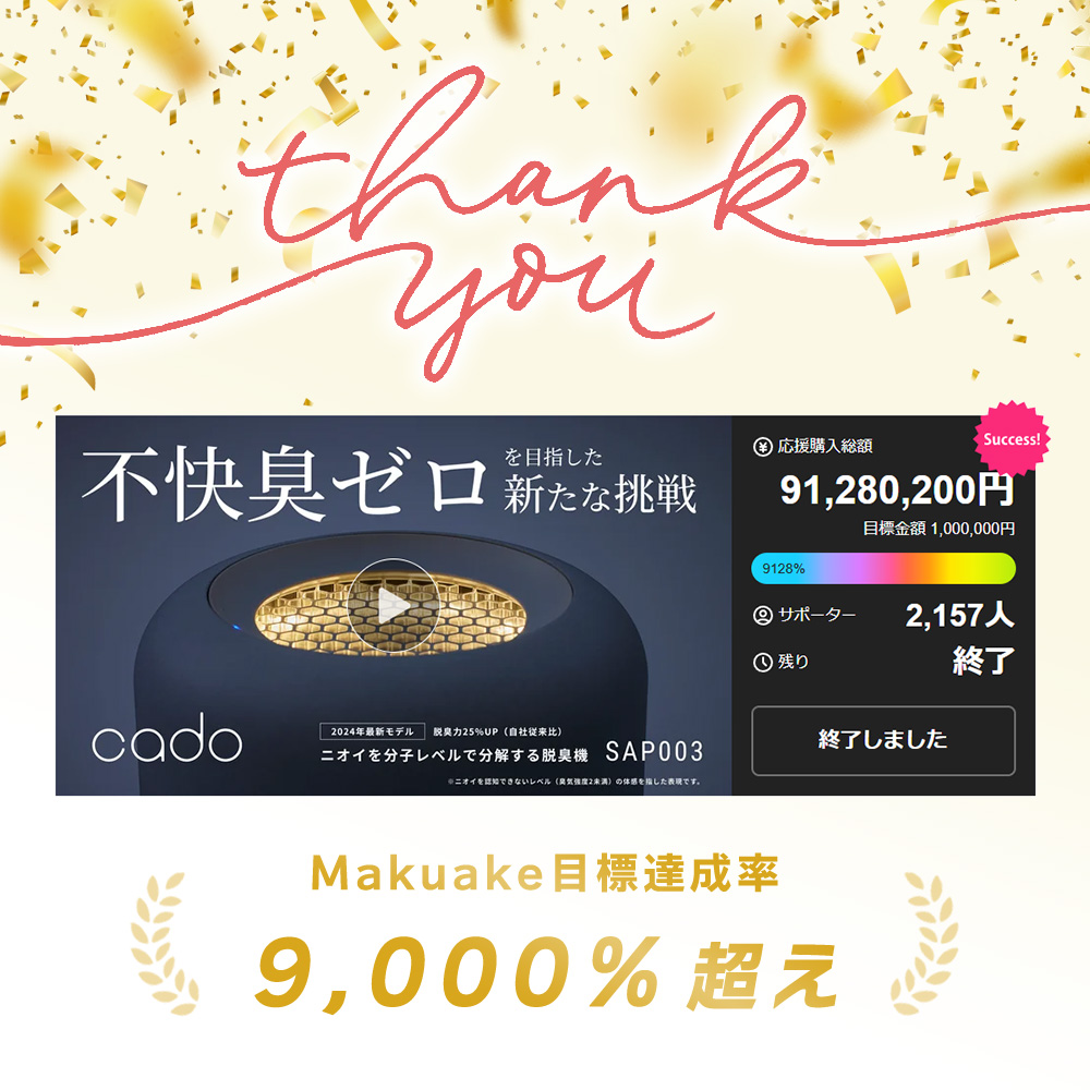 cado（カドー） (豪華2大特典) 除菌脱臭機 SAP 003 サップ 10畳