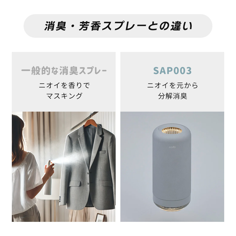 cado（カドー） (豪華2大特典) 除菌脱臭機 SAP 003 サップ 10畳