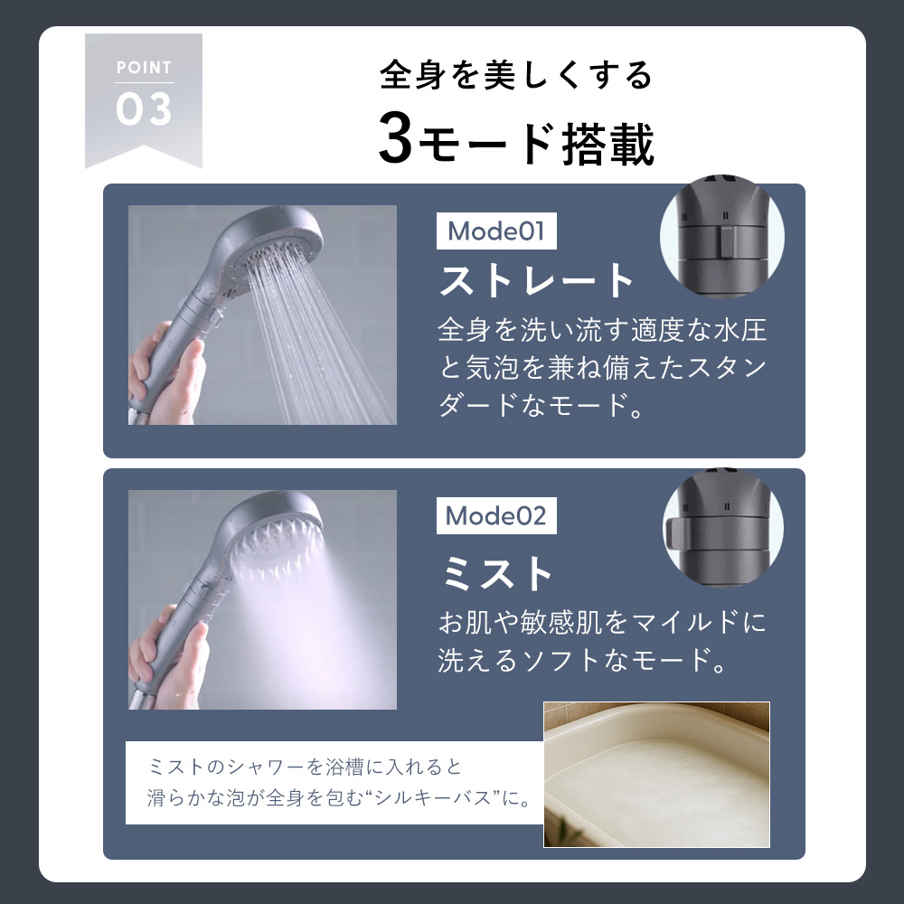 Noend オーガニックファインバブルシャワーヘッド　NB-SH-002 Noend (豪華2大特典)シャワーヘッド オーガニックファイン