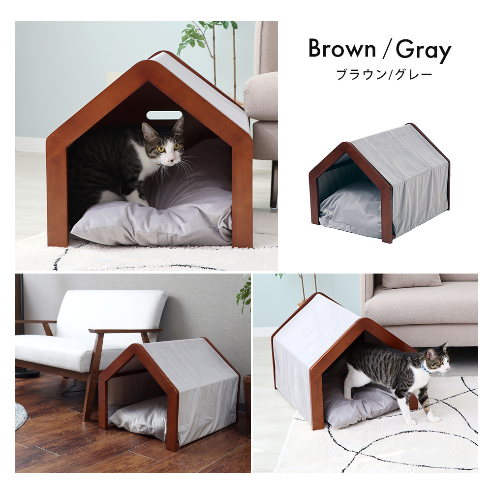 ヤマソロ ペット ハウス 10/5はP+10％！ トイレ 目隠し 猫 小型犬 天然