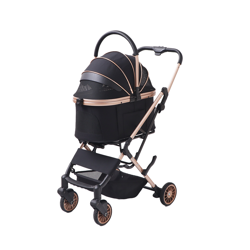ペットカート 折りたたみ 軽量 分離型 対面式 3way フルオープン 小型犬 中型犬 多頭 犬 カート ワンタッチ WANGO プレミアム ヤマソロ | ヤマソロ | 01