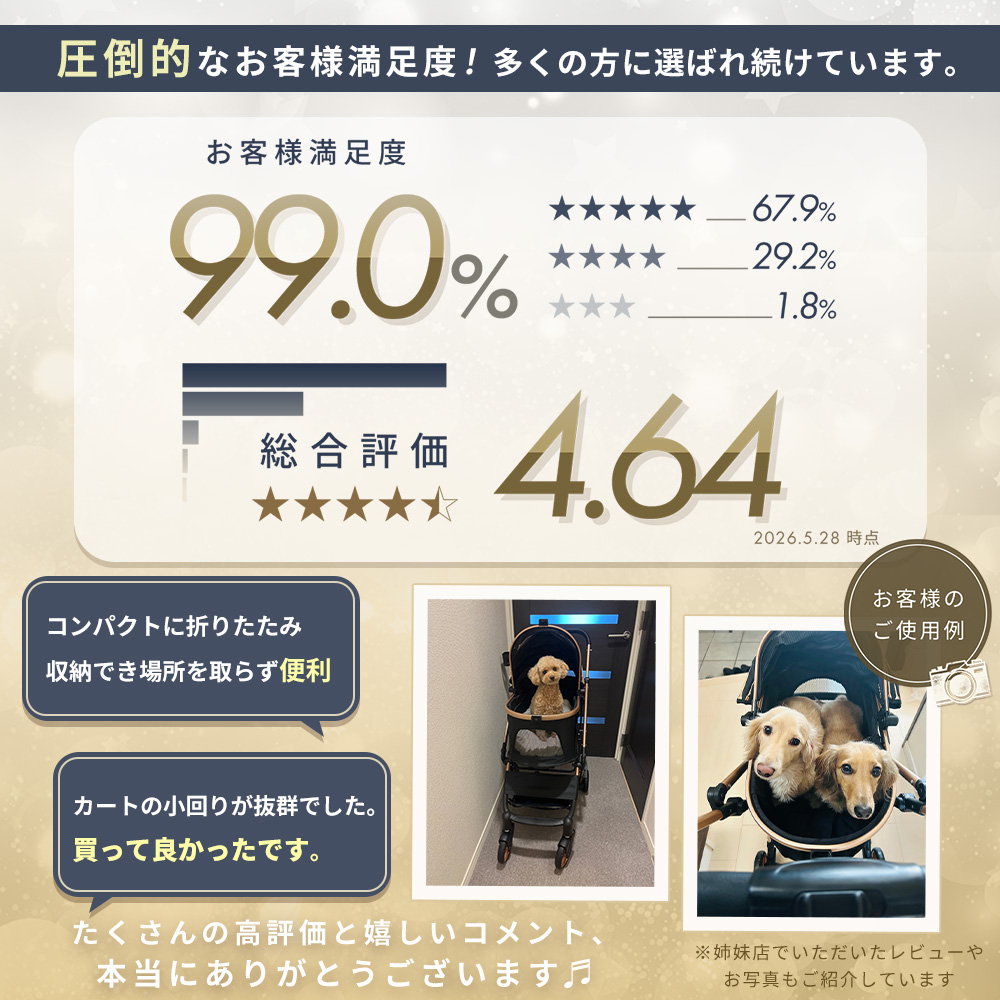 ヤマソロ 7/23はP+10％！ ペットカート 折りたたみ 軽量 分離型 対面式