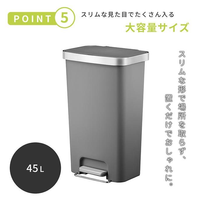 EKO 横2分別ダストボックス EKO ゴミ箱 おしゃれ 蓋付き 2分別 ダストボックス キッチン