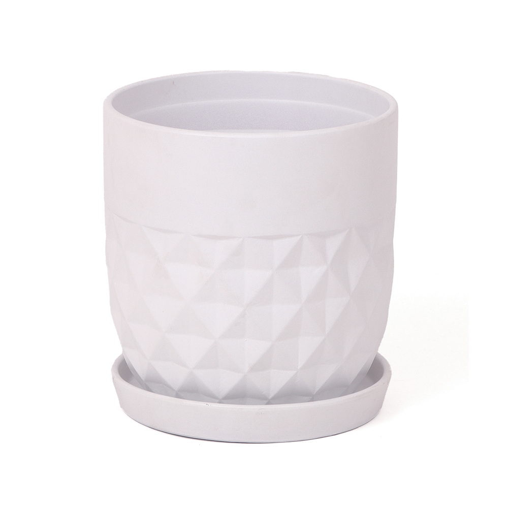 2/7はP+10％還元！ 植木鉢 フラワーポット 観葉植物 グリーン インテリア おしゃれ プランター 屋外 屋内 8号 直径25cm クレッシェル crescere ヤマソロ | ヤマソロ | 02