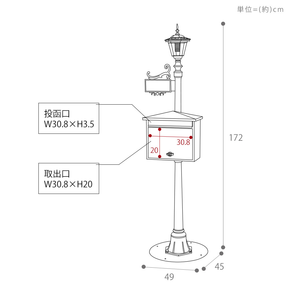 大人気！ セトクラフト スタンドポスト CAFE SI-2620[検索用キーワード