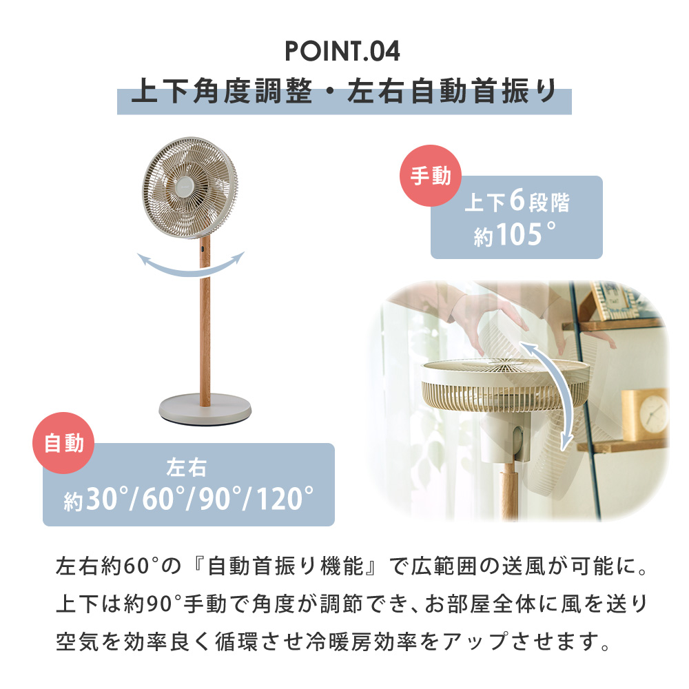 QUADS（クワッズ） (豪華2大特典) 扇風機 dc モーター リビング