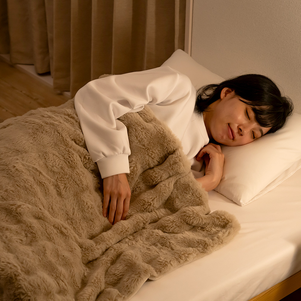 2/3はP+10％還元！ 電気毛布 掛け敷き 140×80cm 洗える ひざ掛け 敷