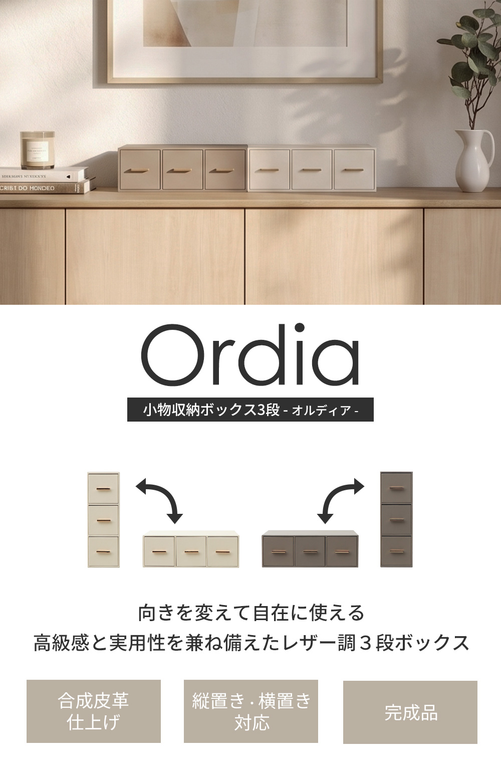小物収納ボックス オルディア Ordia