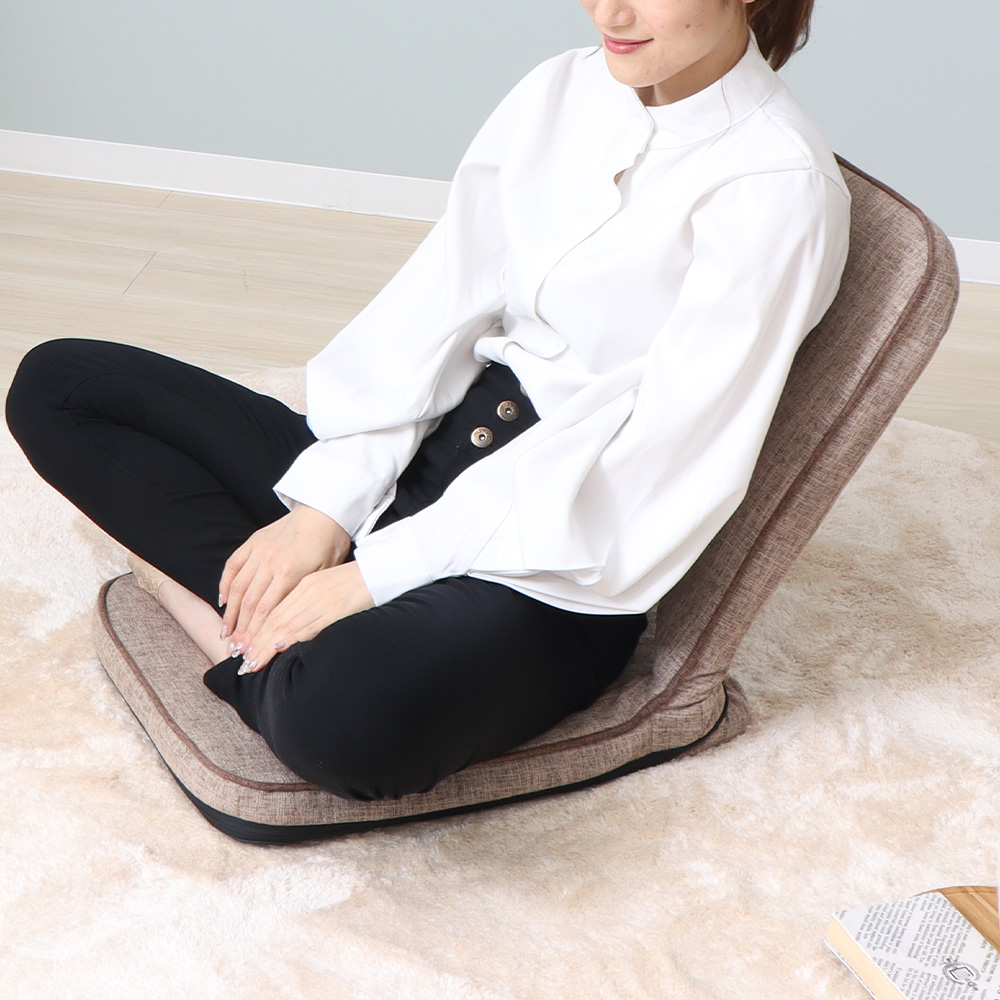 座椅子 折り畳み フロアチェア polako ポラコ 単品 コンパクト 北欧 シンプル おしゃれ チェア 一人掛け リクライニング イス 在宅ワーク ヤマソロ | ヤマソロ | 18