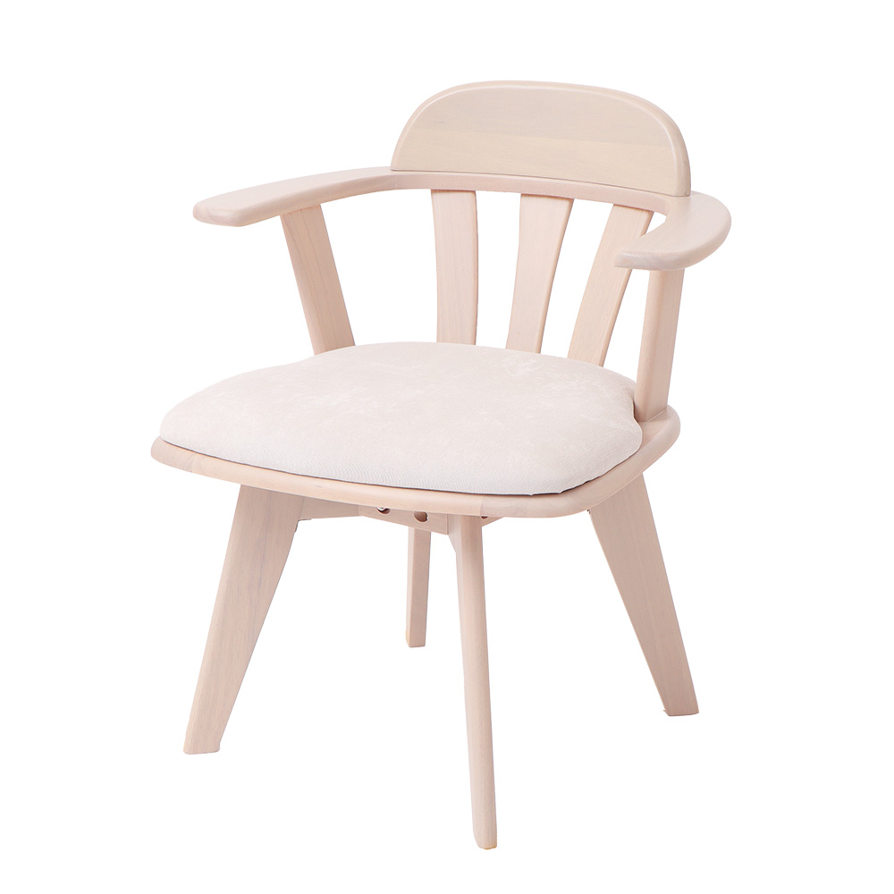 ヤマソロ ダイニングチェア 回転 肘付き 単品 1脚 北欧 おしゃれ お