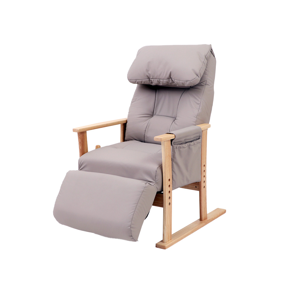 座椅子 | 肘付き 座椅子/フロアチェア (CBE ベージュ) 肘はねあげ式