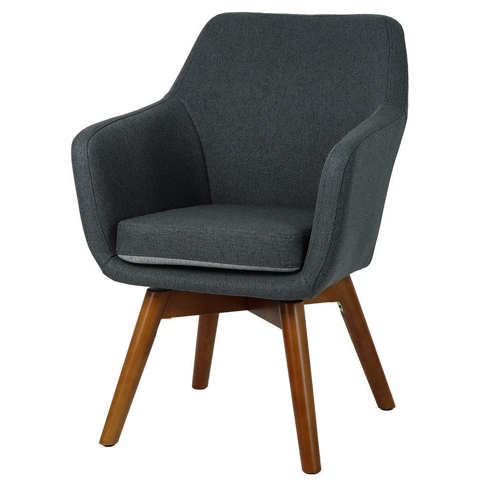 ヤマソロ ダイニングチェア 回転 木製 チェア 北欧 疲れにくい